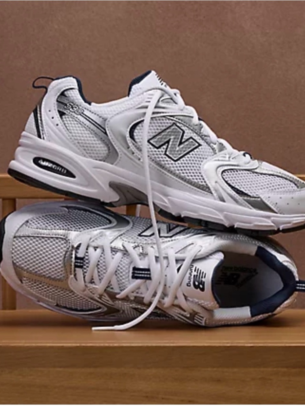 New Balance 530 navy, white, silver - Picture 6 of 7